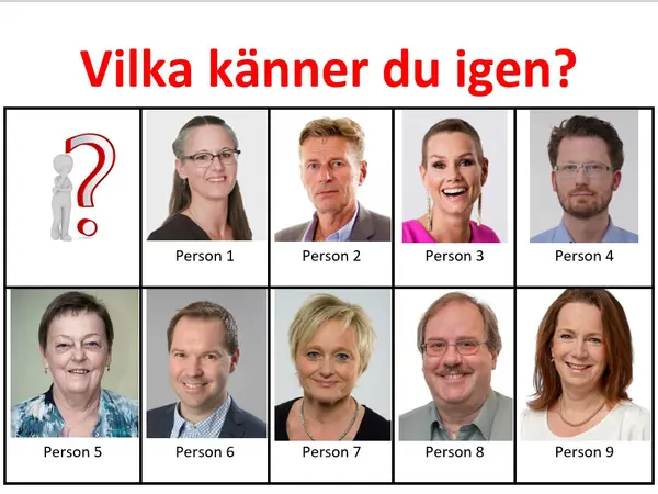 Bild på medverkande