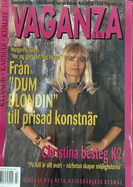 Det blev många reportage i stora magasin när hennes hus brann ner i Kalifornien