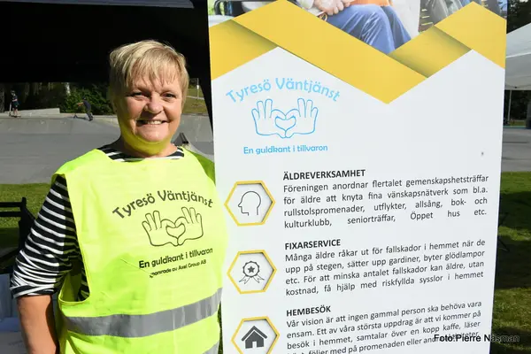 Bild från Pierre mitt i festivalvimlet