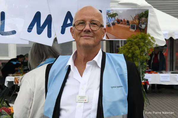 Bild från Pierre mitt i festivalvimlet