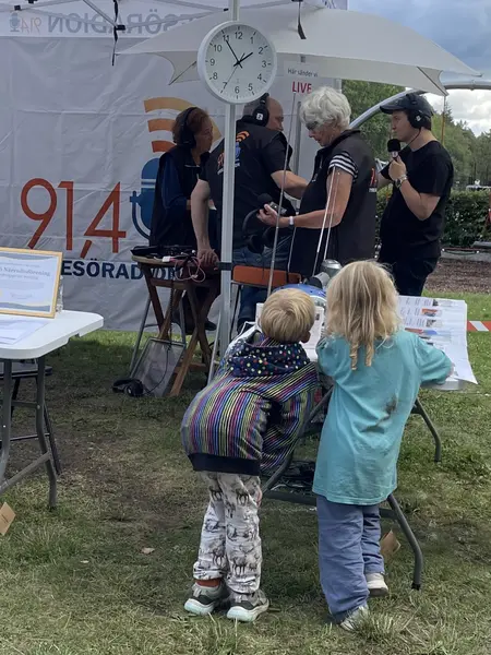 Bild från Vänsterpartiet på Tyresöfestivalen