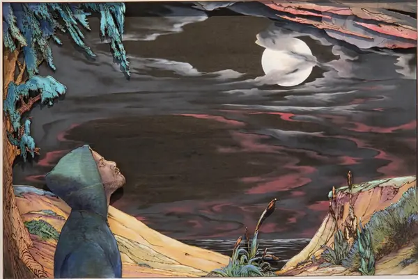 Verk av Samuel Sander Lost coast, the moon