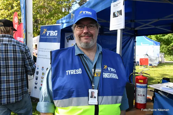 Bild från Pierre mitt i festivalvimlet