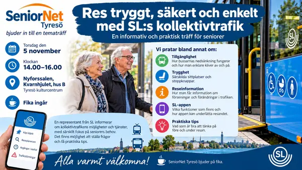 Bild för Tematräff om att resa tryggt på SL