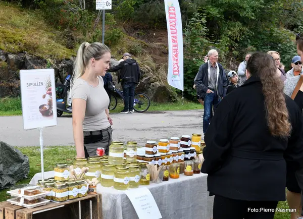 Bild från Pierre mitt i festivalvimlet